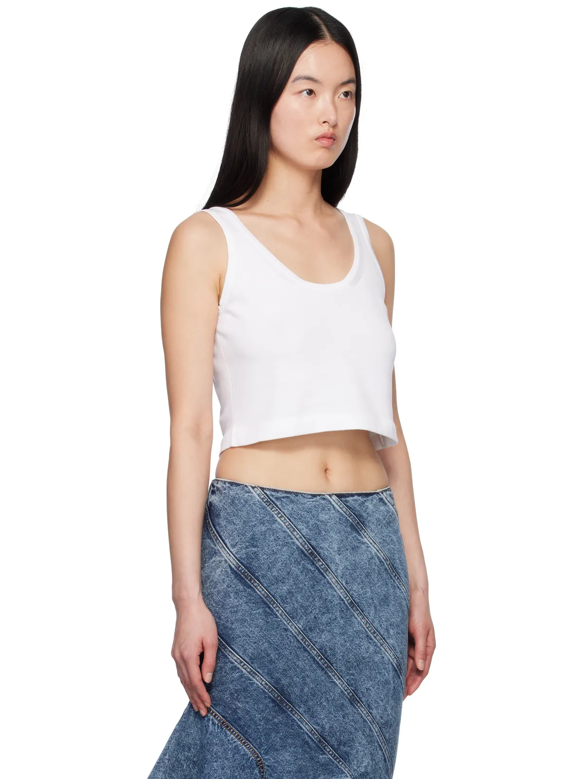 ALAÏA クロップド タンクトップ - 画像2