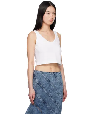 ALAÏA クロップド タンクトップ - サムネイル2