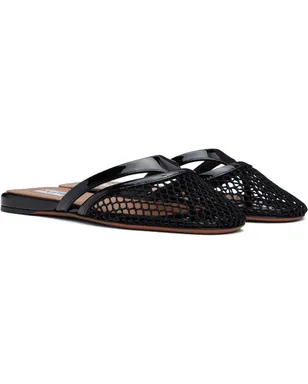 ALAÏA Net Fi Fishnet ミュール - サムネイル4