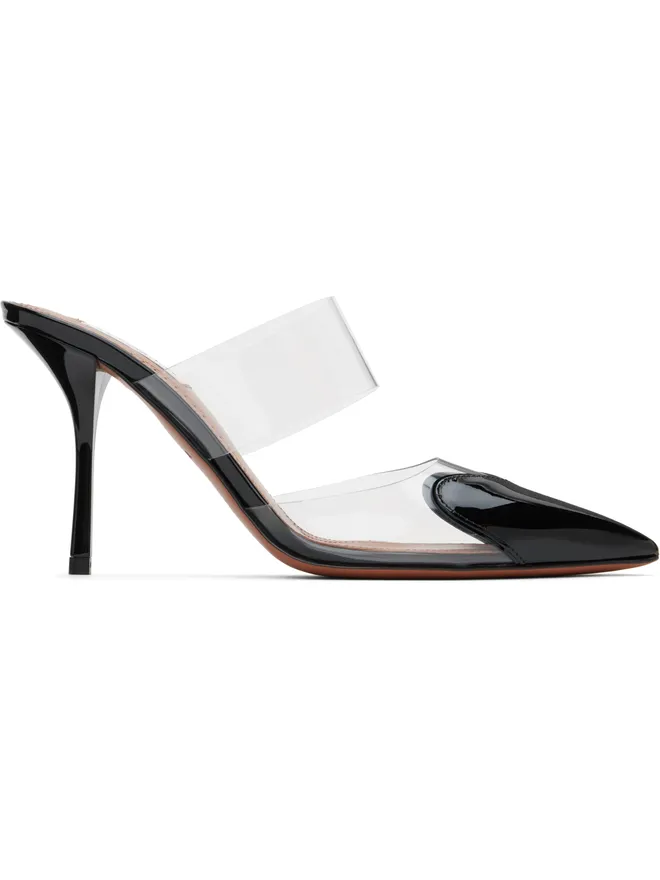 ALAÏA ALAÏA ブラック Le Coeur ミュールの商品画像