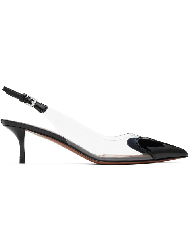 ALAÏA ALAÏA ブラック Le Coeur スリングバックヒールの商品画像