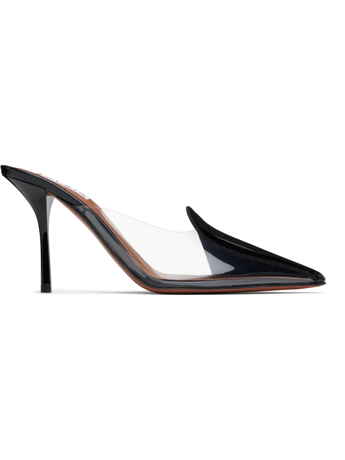 ALAÏA ブラック Calfskin Leather 90 ミュール - 画像1