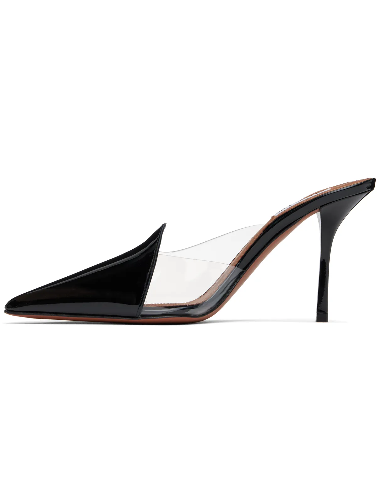 ALAÏA ブラック Calfskin Leather 90 ミュール - 画像3