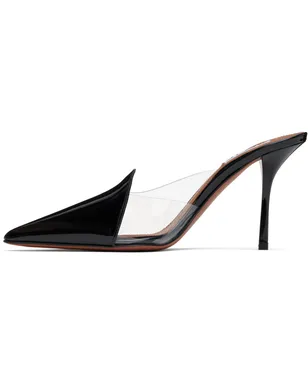 ALAÏA ブラック Calfskin Leather 90 ミュール - サムネイル3