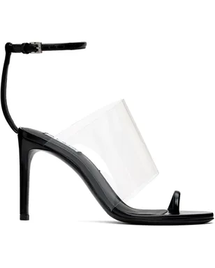 ALAÏA アシンメトリー ヒールサンダル - サムネイル1