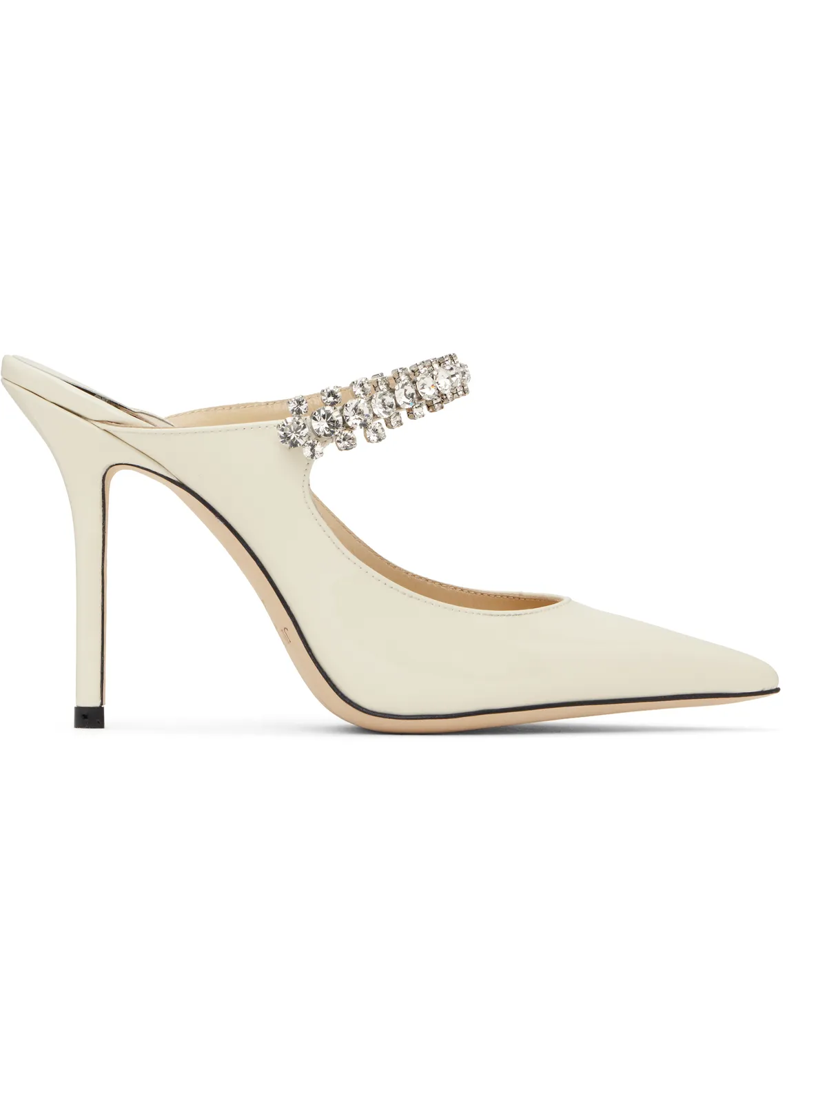 Jimmy Choo SSENSE限定 オフホワイト Bing 100 ミュール - 画像1