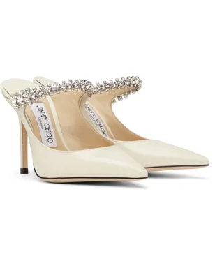 Jimmy Choo SSENSE限定 オフホワイト Bing 100 ミュール - サムネイル4