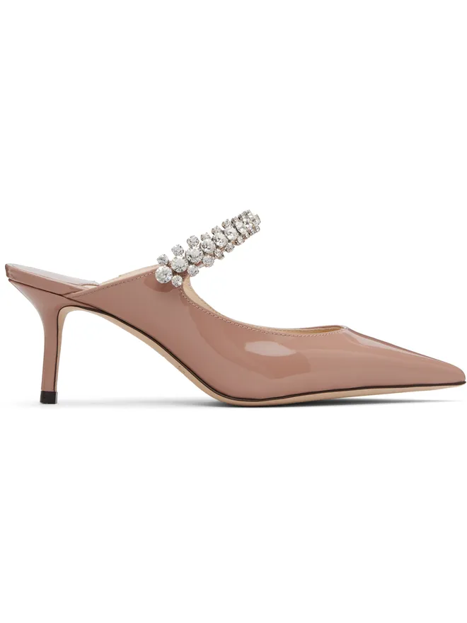 Jimmy Choo Jimmy Choo オフホワイト Bing 65 ミュールの商品画像