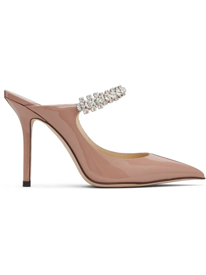 Jimmy Choo Jimmy Choo ピンク Bing 100 ミュールの商品画像