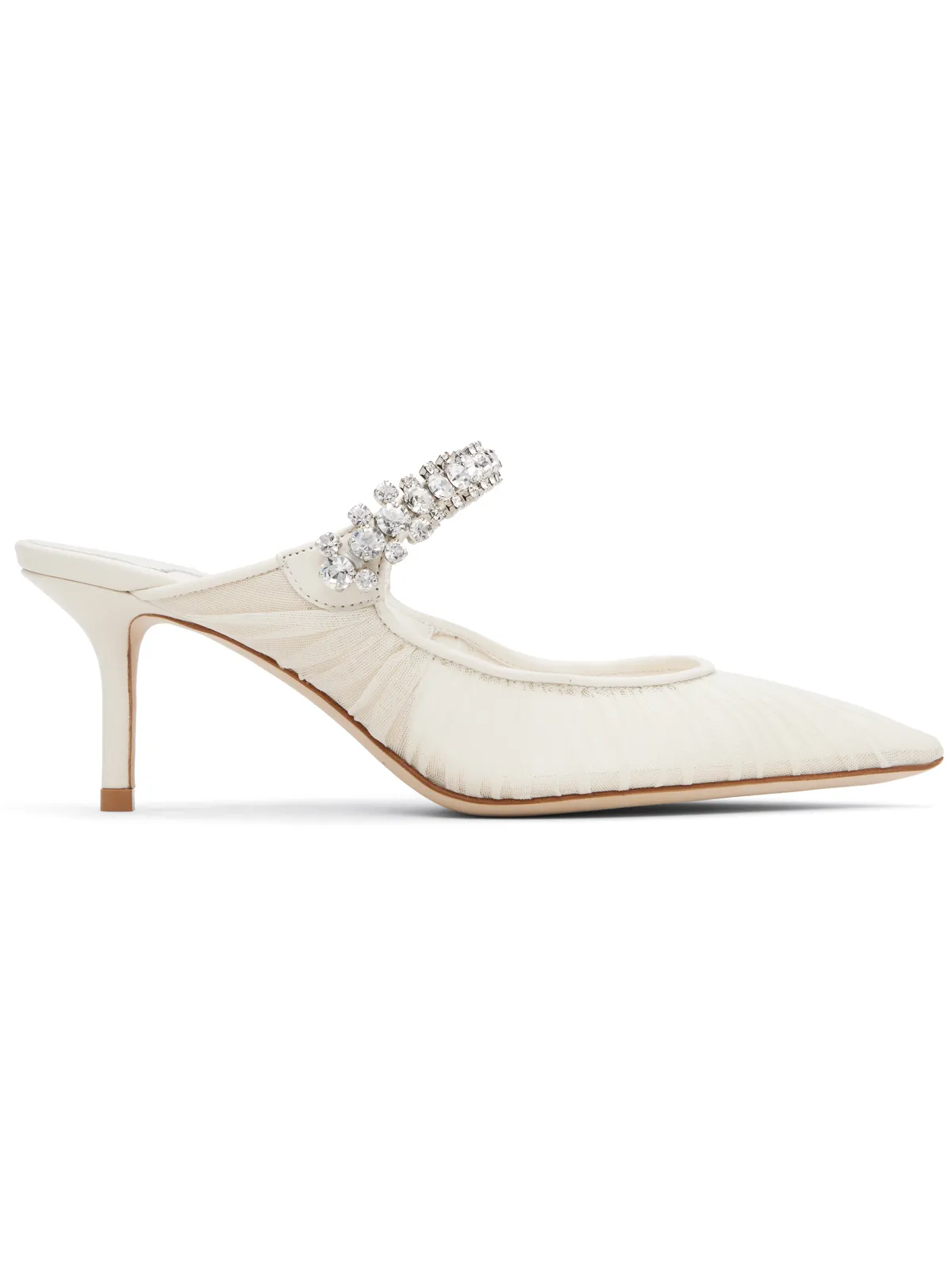 Jimmy Choo SSENSE限定 オフホワイト Bing 65 ミュール - 画像1