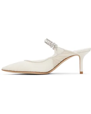 Jimmy Choo SSENSE限定 オフホワイト Bing 65 ミュール - サムネイル3