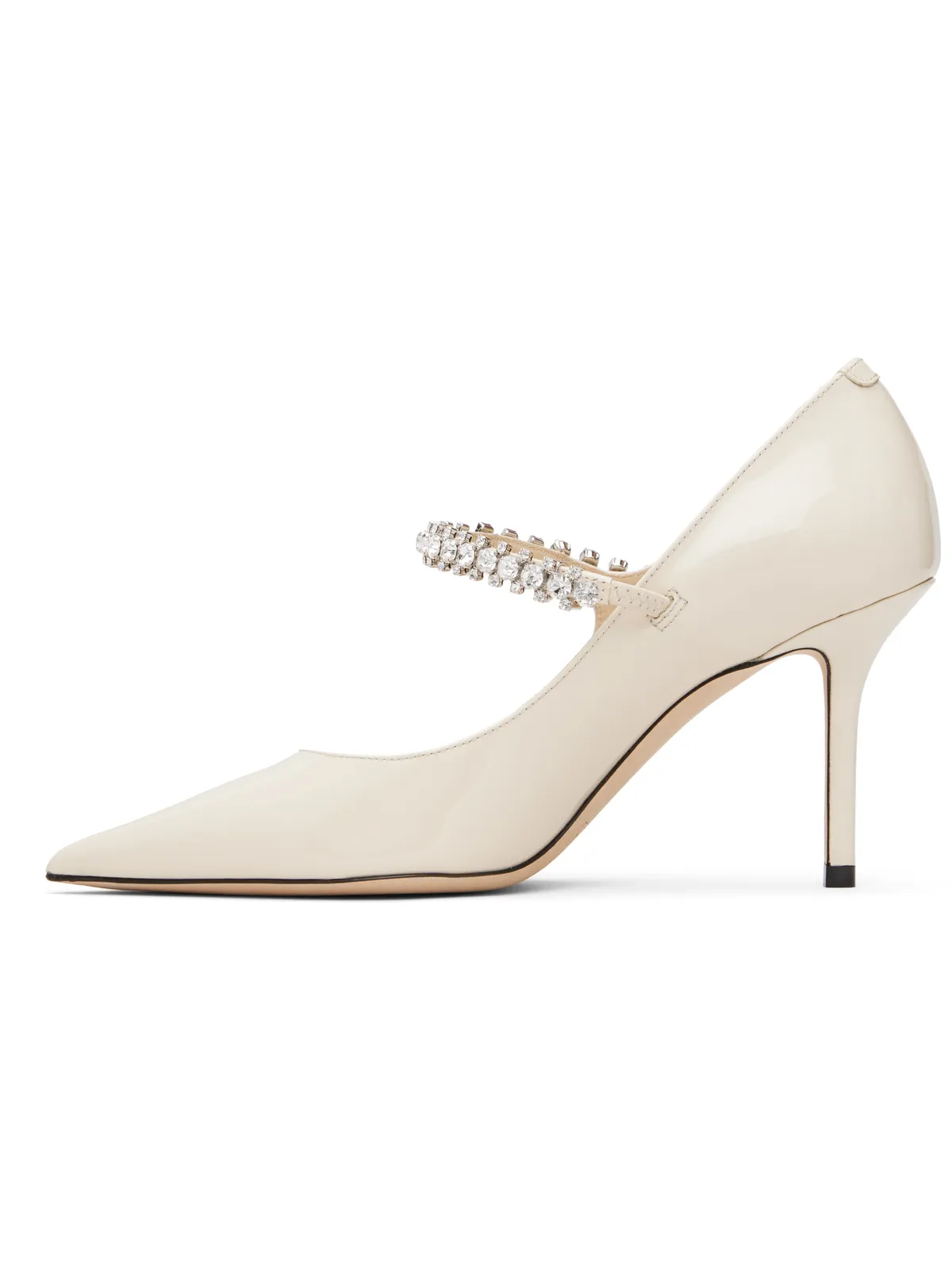 Jimmy Choo オフホワイト Bing 85 ヒール - 画像3