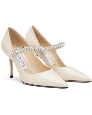 Jimmy Choo オフホワイト Bing 85 ヒール - サムネイル4
