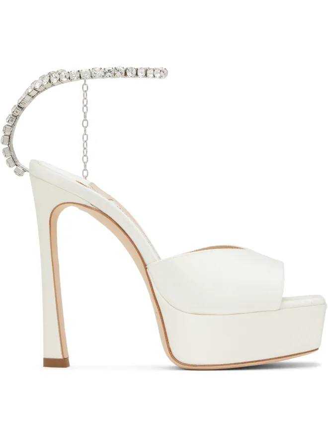 Jimmy Choo Jimmy Choo SSENSE限定 Saeda 125 ヒールサンダルの商品画像