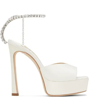 Jimmy Choo SSENSE限定 Saeda 125 ヒールサンダル - サムネイル1