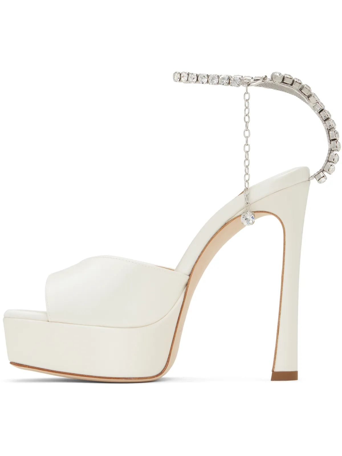 Jimmy Choo SSENSE限定 Saeda 125 ヒールサンダル - 画像3