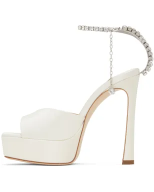 Jimmy Choo SSENSE限定 Saeda 125 ヒールサンダル - サムネイル3