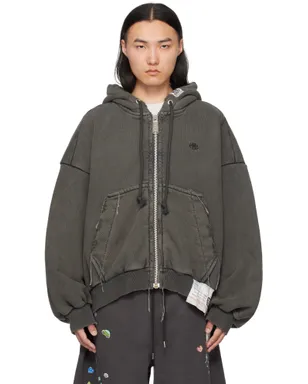 Maison MIHARA YASUHIRO Amateur Sewn ジップアップフーディ - サムネイル1