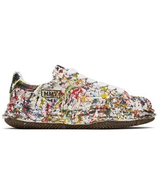 Maison MIHARA YASUHIRO 'Blakey' OG Sole Sputtering Paint キャンバス スニーカー - サムネイル1