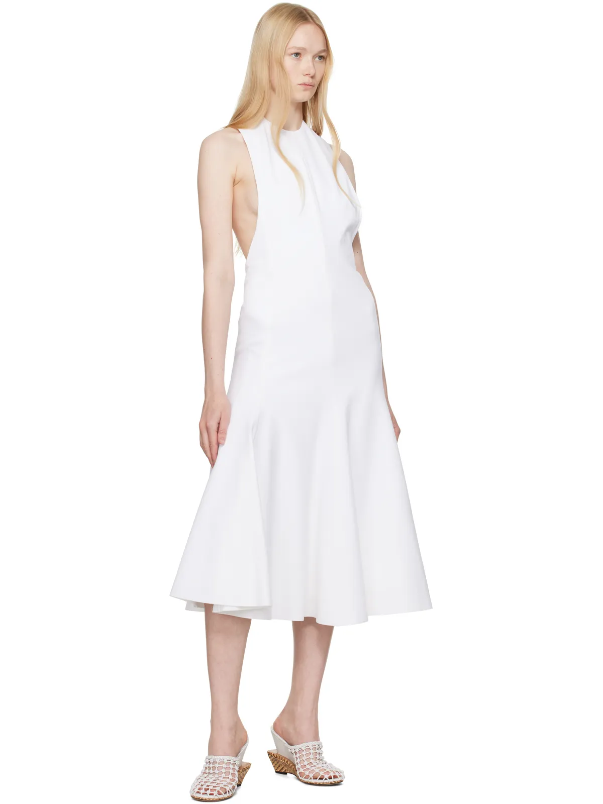 JACQUEMUS La Casa 'The Favola' ミディアムドレス - 画像4