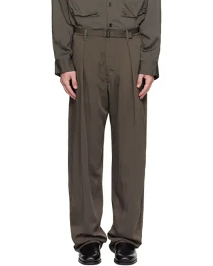 Lemaire ベルト リラックス トラウザーズ - サムネイル1