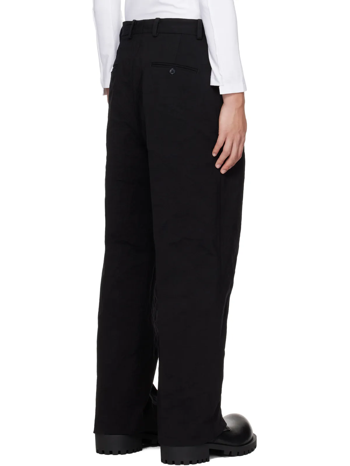 VETEMENTS メタル リンクル テーラードパンツ - 画像3