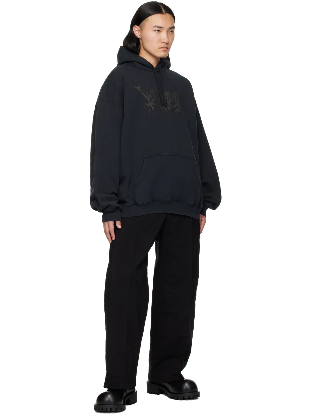 VETEMENTS メタル リンクル テーラードパンツ - 画像4