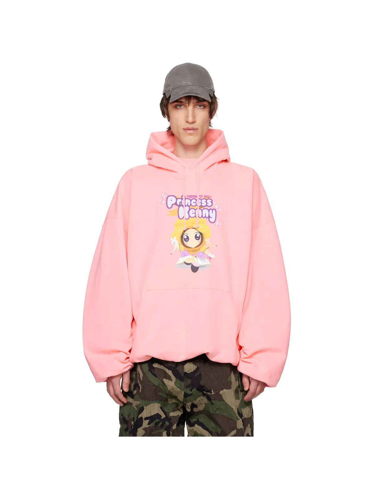 VETEMENTS Princess Kenny クロップド ボクシー フーディ - 画像1