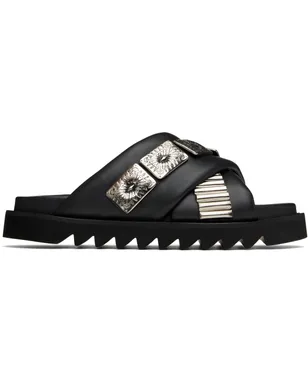 Toga Virilis SSENSE限定 パデッド レザー サンダル - サムネイル1