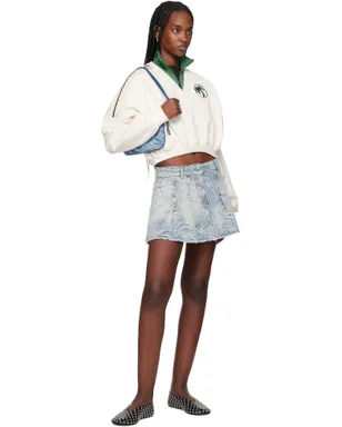 Palm Angels Palms ジャカード デニム ミニスカート - サムネイル4