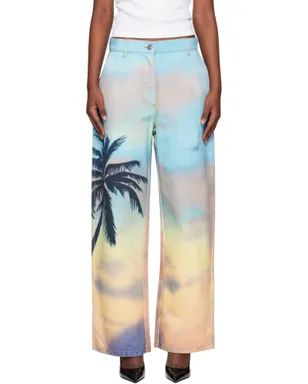 Palm Angels Sunrise Palm バギージーンズ - サムネイル1