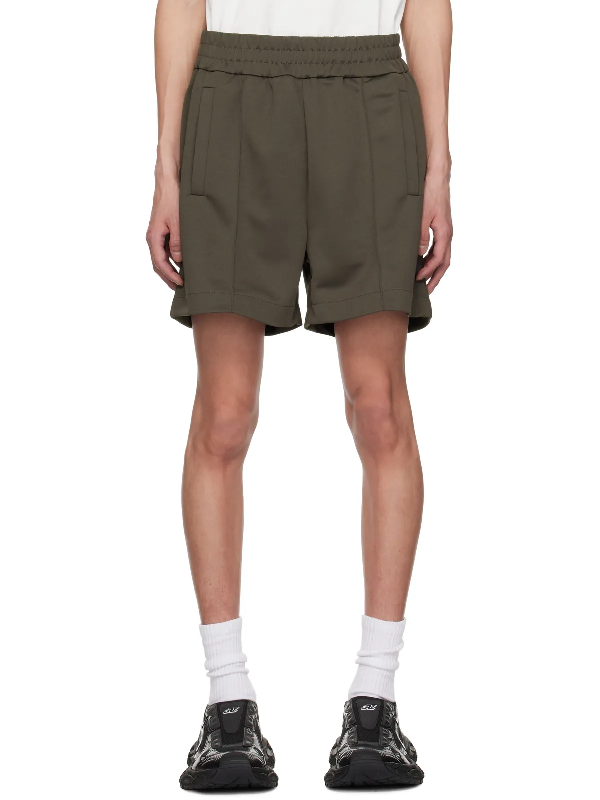 Palm Angels Curved Logo ショートパンツ - 画像1