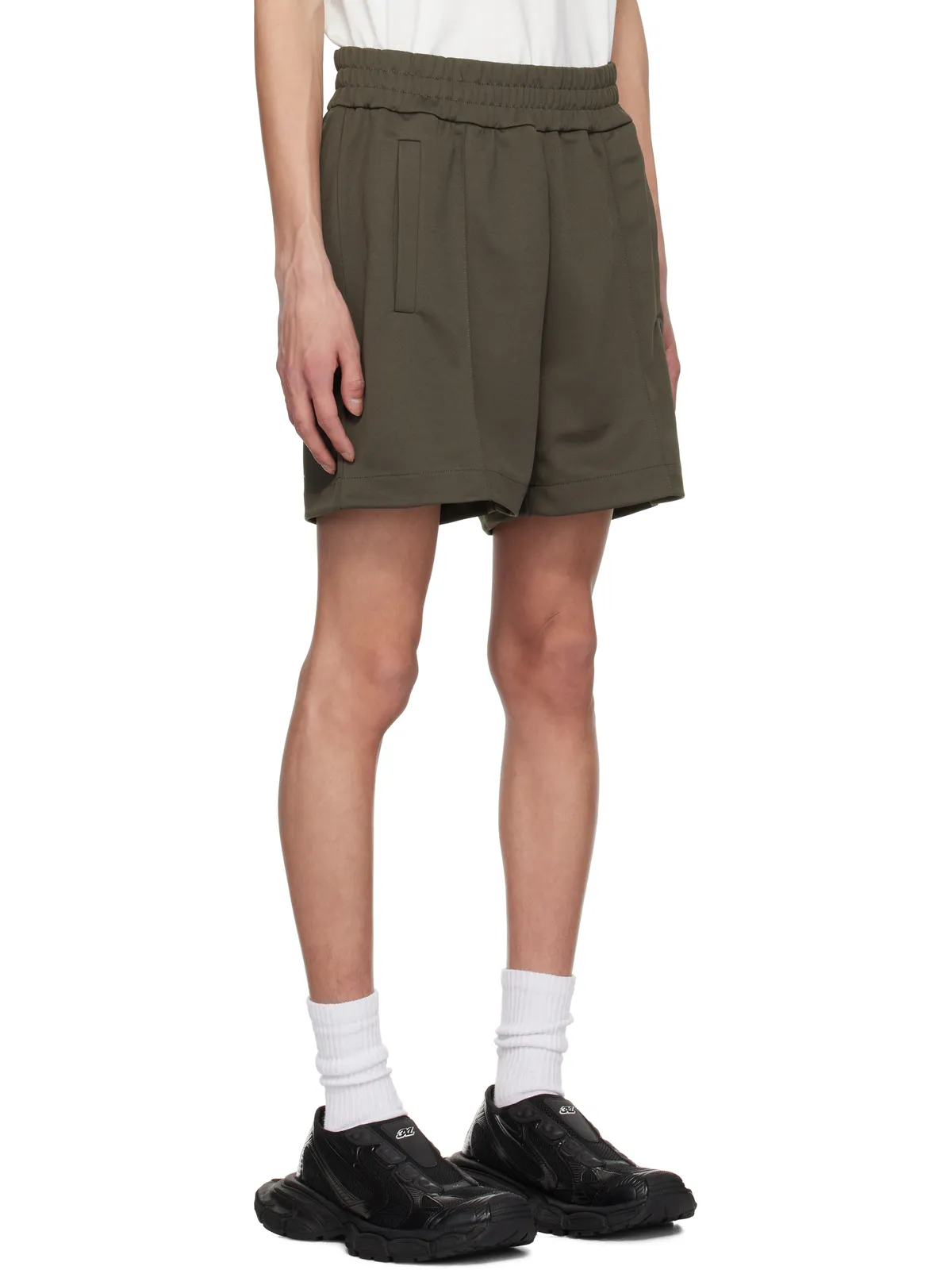 Palm Angels Curved Logo ショートパンツ - 画像2