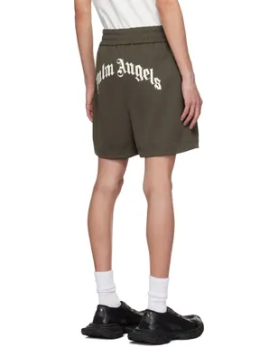 Palm Angels Curved Logo ショートパンツ - サムネイル3