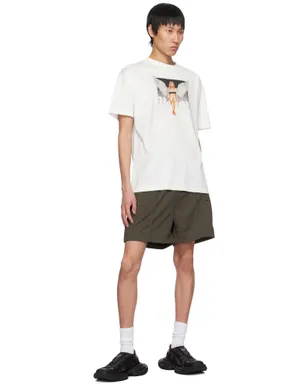 Palm Angels Curved Logo ショートパンツ - サムネイル4
