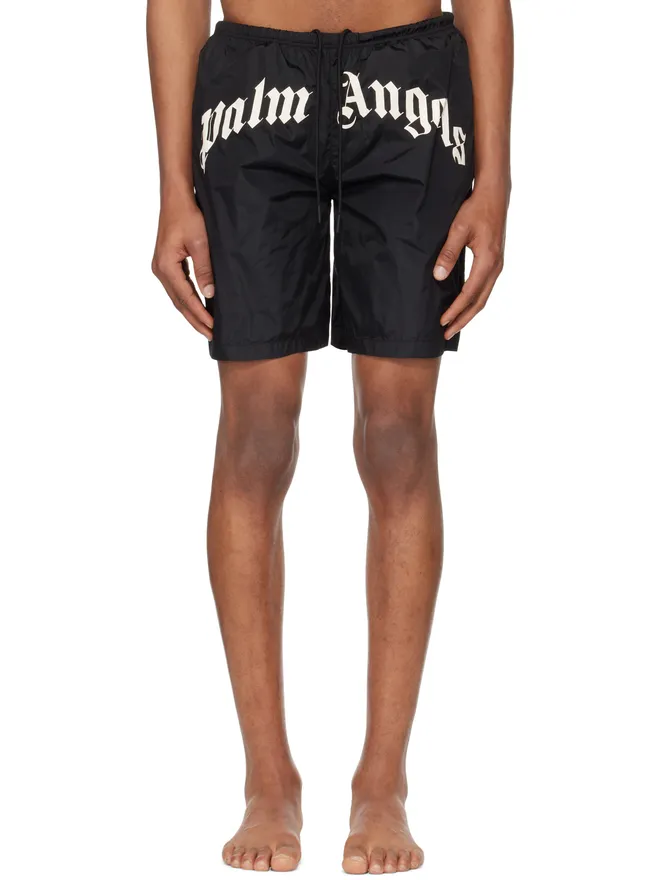 Palm Angels Palm Angels Curved Logo スイムショーツの商品画像
