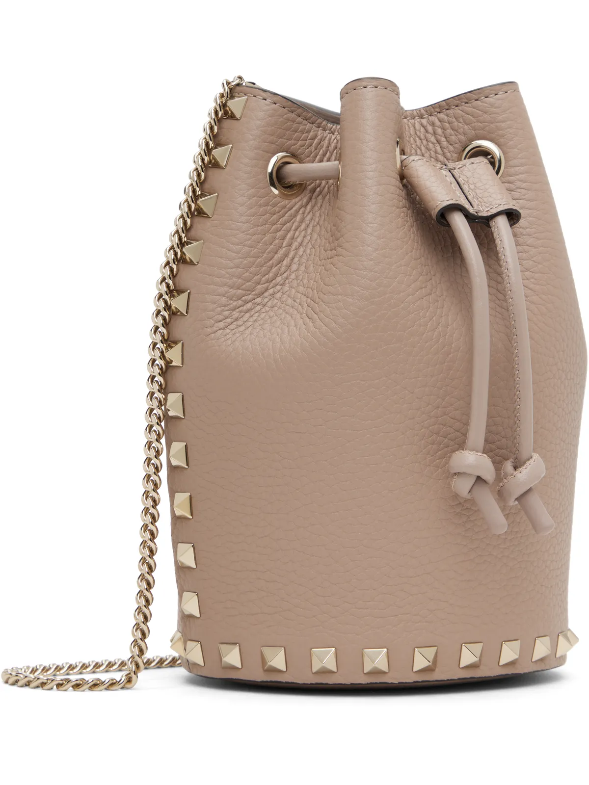Valentino Garavani ミニ Rockstud ドローストリング バッグ - 画像2