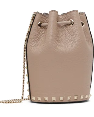 Valentino Garavani ミニ Rockstud ドローストリング バッグ - サムネイル3