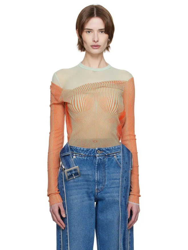 Jean Paul Gaultier Jean Paul Gaultier The Draped Body Morphing ボディスーツの商品画像