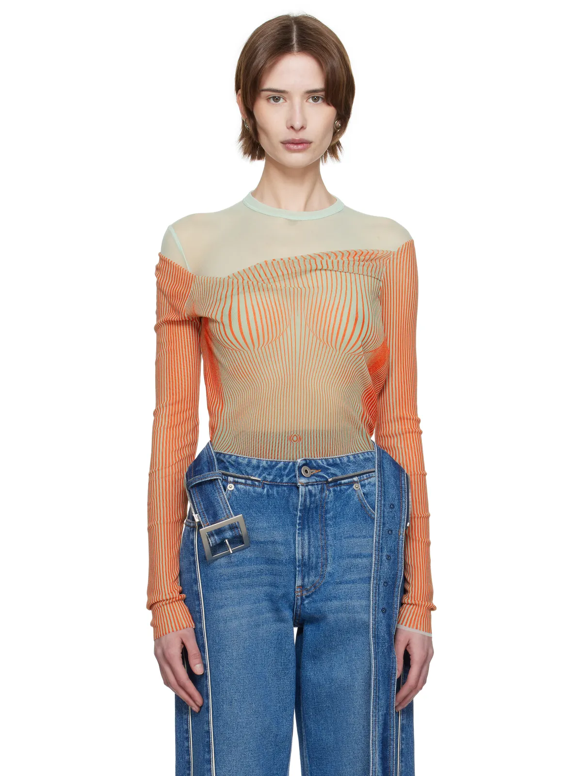 Jean Paul Gaultier The Draped Body Morphing ボディスーツ - 画像1