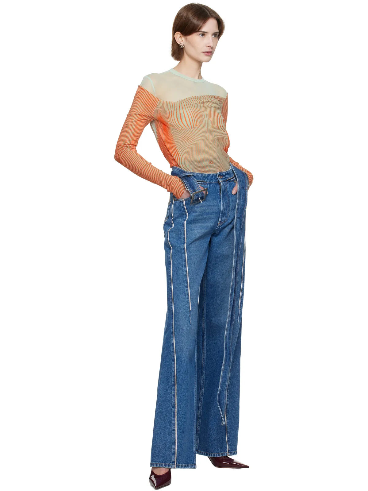 Jean Paul Gaultier The Draped Body Morphing ボディスーツ - 画像5