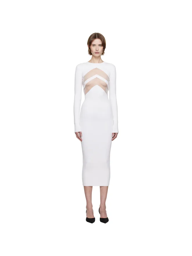 Jean Paul Gaultier Jean Paul Gaultier The Chevrons ミディアムワンピースの商品画像