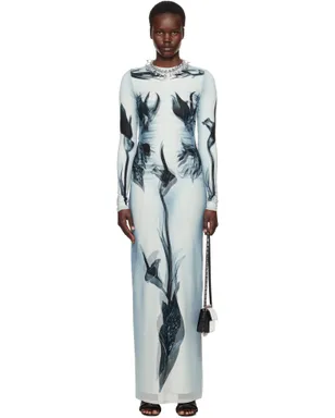 Jean Paul Gaultier The Flower Body Morphing Marinière マキシワンピース - サムネイル1
