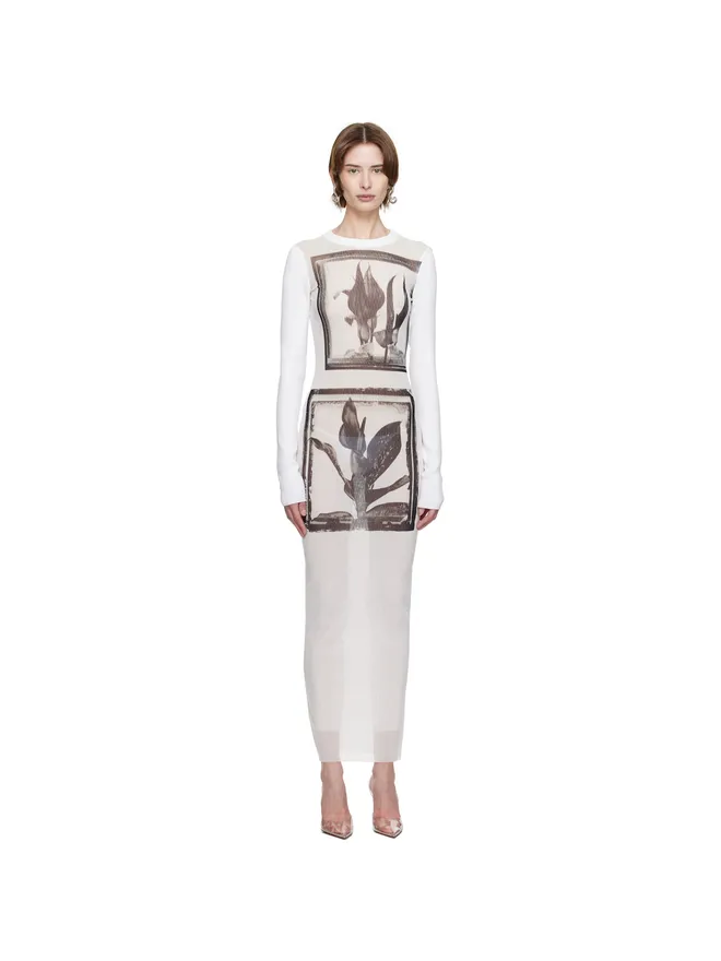 Jean Paul Gaultier Jean Paul Gaultier Flowers Cadres マキシワンピースの商品画像
