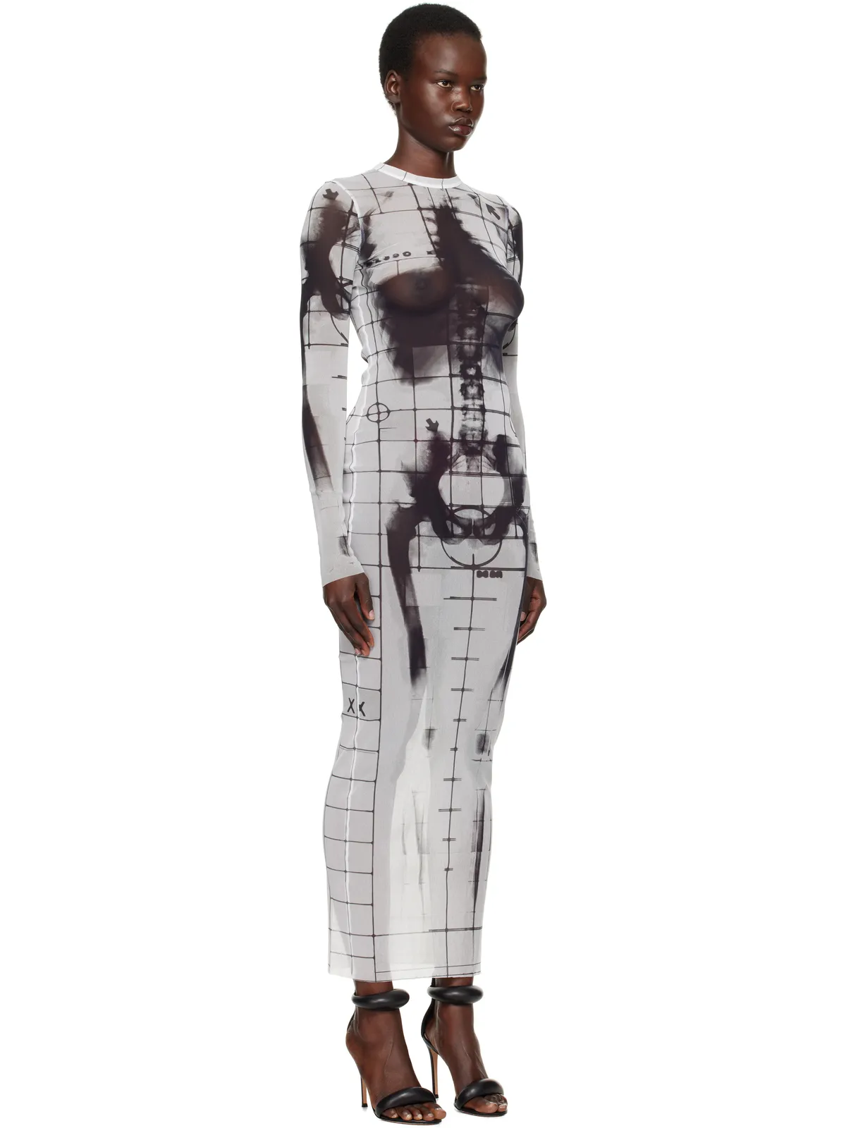 Jean Paul Gaultier The Squeletor マキシワンピース - 画像2