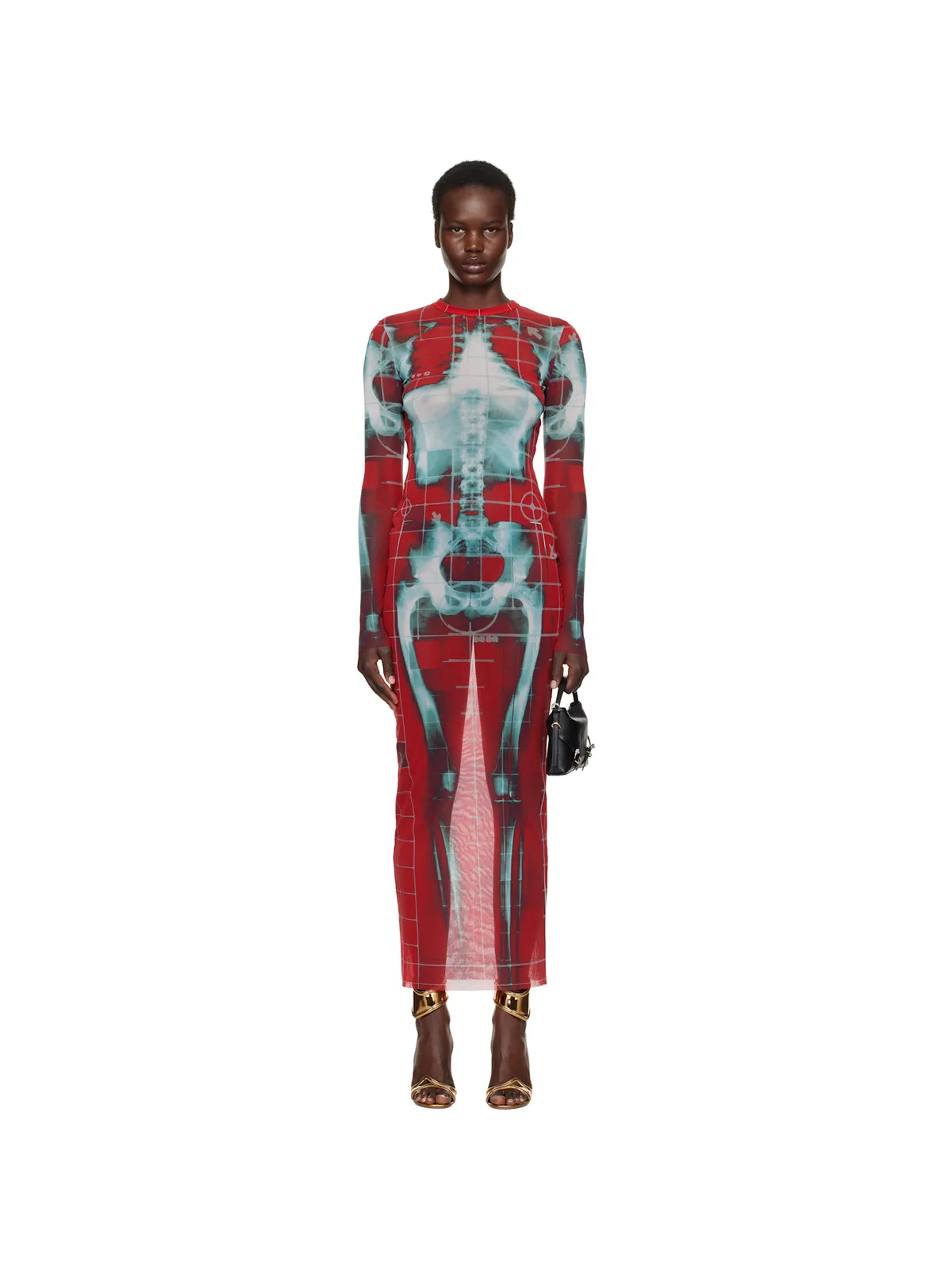 Jean Paul Gaultier SSENSE限定 The Squeletor マキシワンピース - 画像1