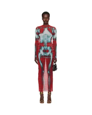 Jean Paul Gaultier SSENSE限定 The Squeletor マキシワンピース - サムネイル1