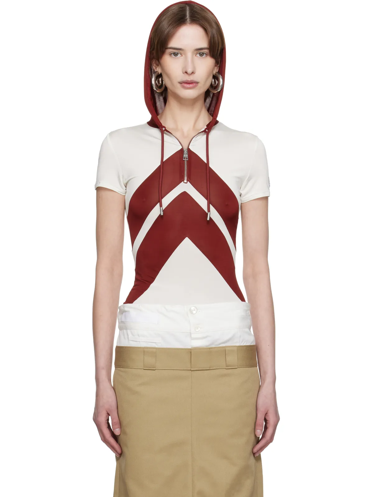 Jean Paul Gaultier The Chevrons フーディ - 画像1
