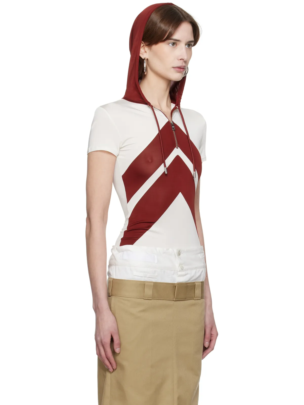 Jean Paul Gaultier The Chevrons フーディ - 画像2