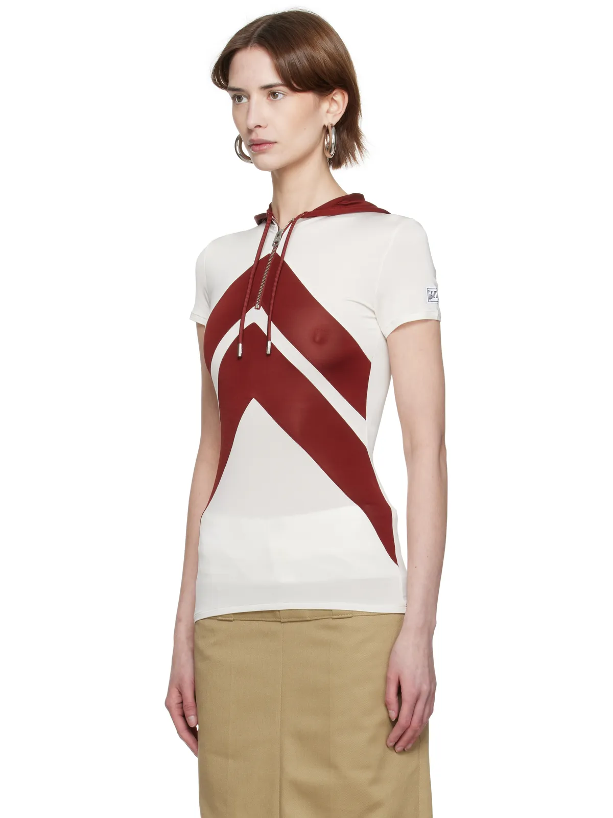 Jean Paul Gaultier The Chevrons フーディ - 画像4